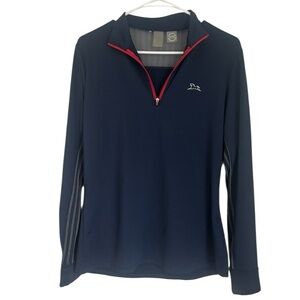 RJ Classics Ella 37.5 Training Shirt Quarter Zip Long Sleeve Women's Size XS